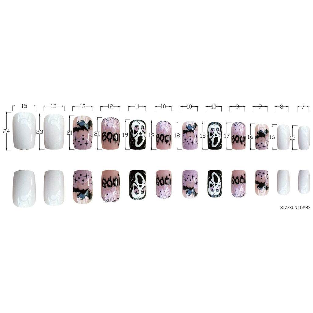 GOGOTALES Halloween Ghost Bat Presson Nails - GOGOTALESPresson nails