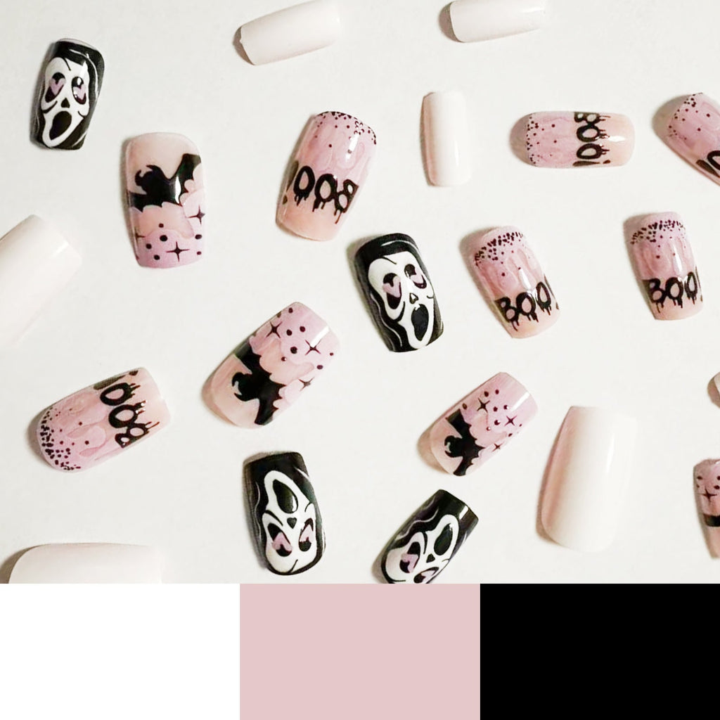 GOGOTALES Halloween Ghost Bat Presson Nails - GOGOTALESPresson nails