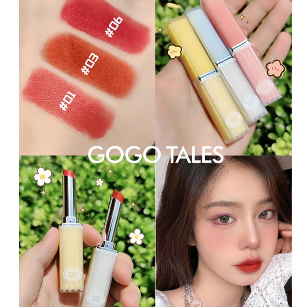 GOGOTALES Lace Lipstick Long - lasting Moisturizing - GOGOTALES唇彩