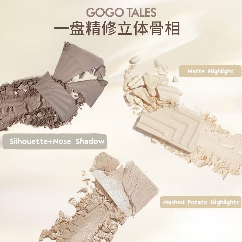 GOGOTALES Light & Shadow Soft Focus Contouring Palette - GOGOTALES面部