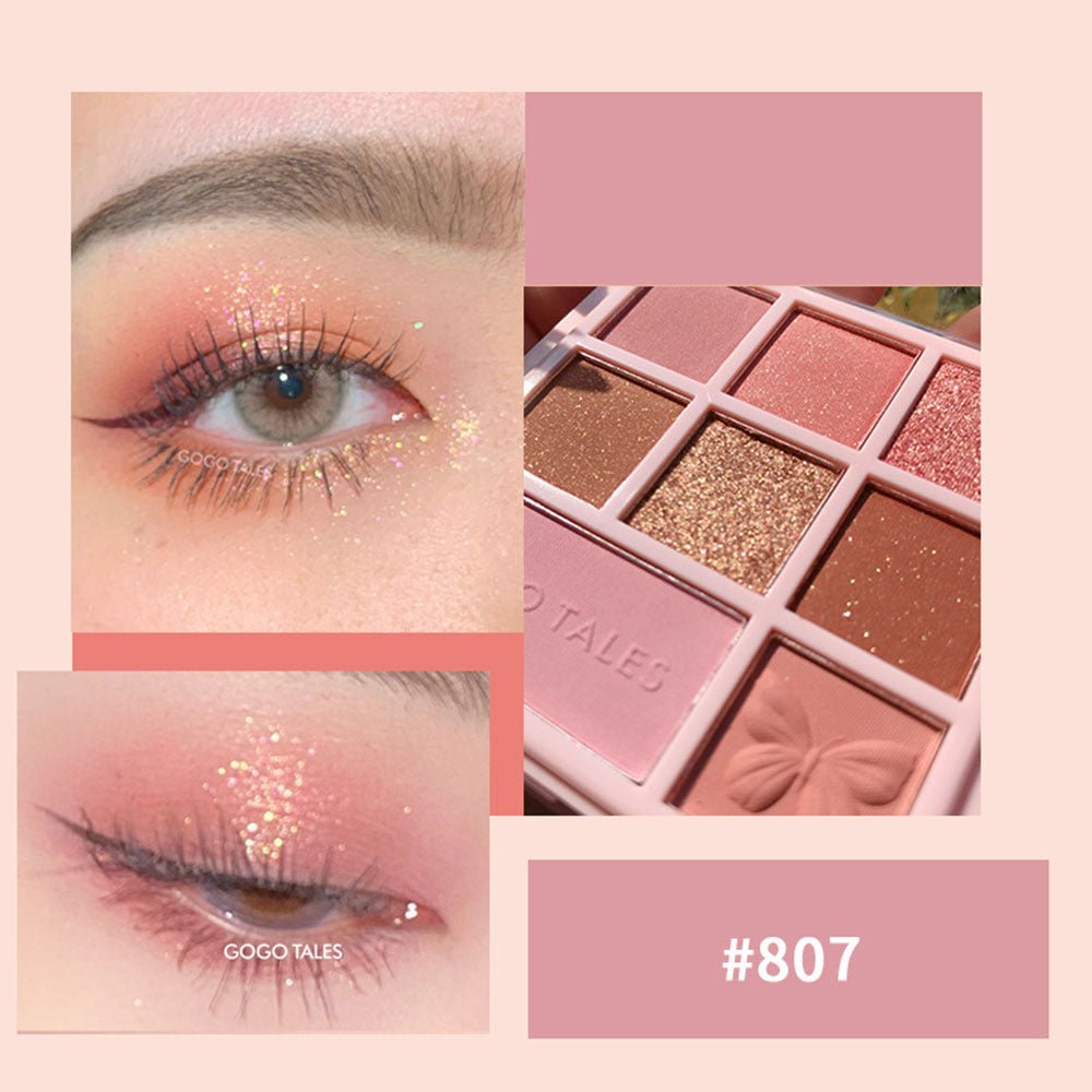 GOGOTALES Matte Glitter Portable Eyeshadow - GOGOTALES眼影