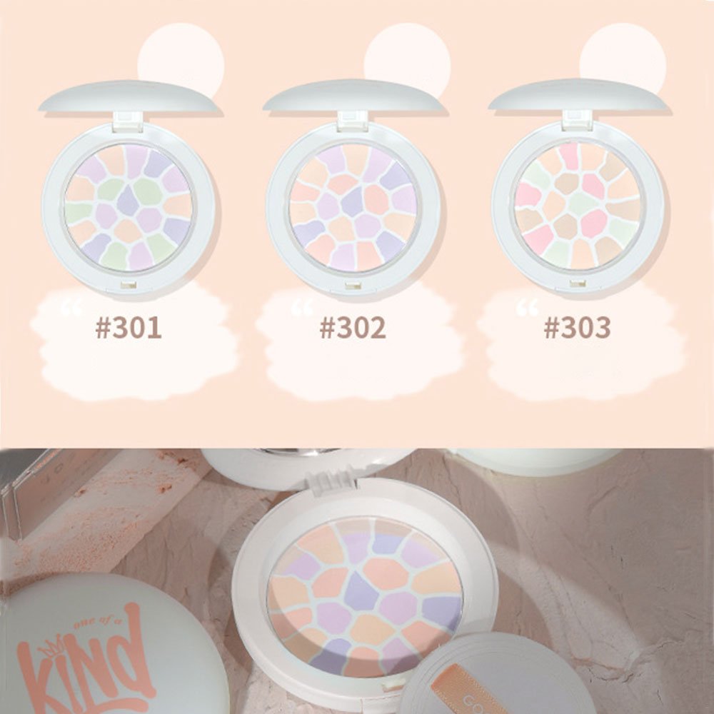 GOGOTALES Multicolored Petal Powder Light Fix Makeup - GOGOTALES粉底/遮瑕膏