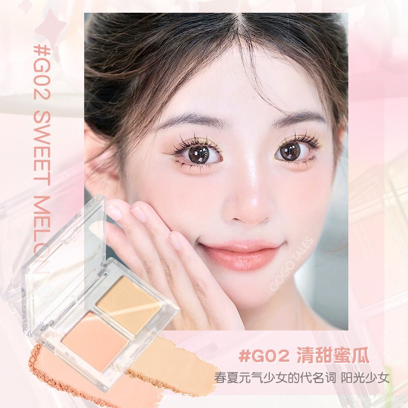 GOGOTALES Natural Bang Bang Aegyo - sal Powder Palette - GOGOTALES卧蚕粉