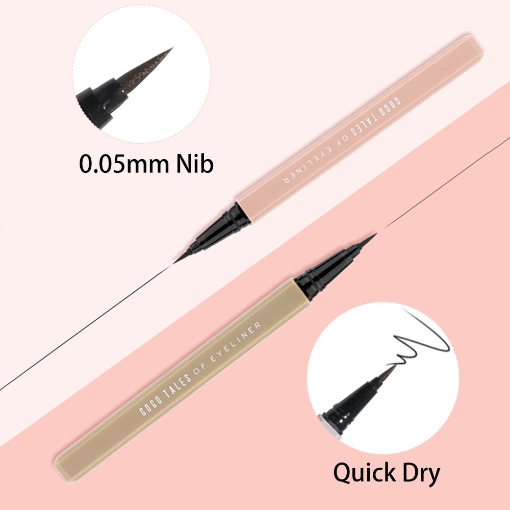 GOGOTALES Natural Black Fine Eyeliner - GOGOTALES