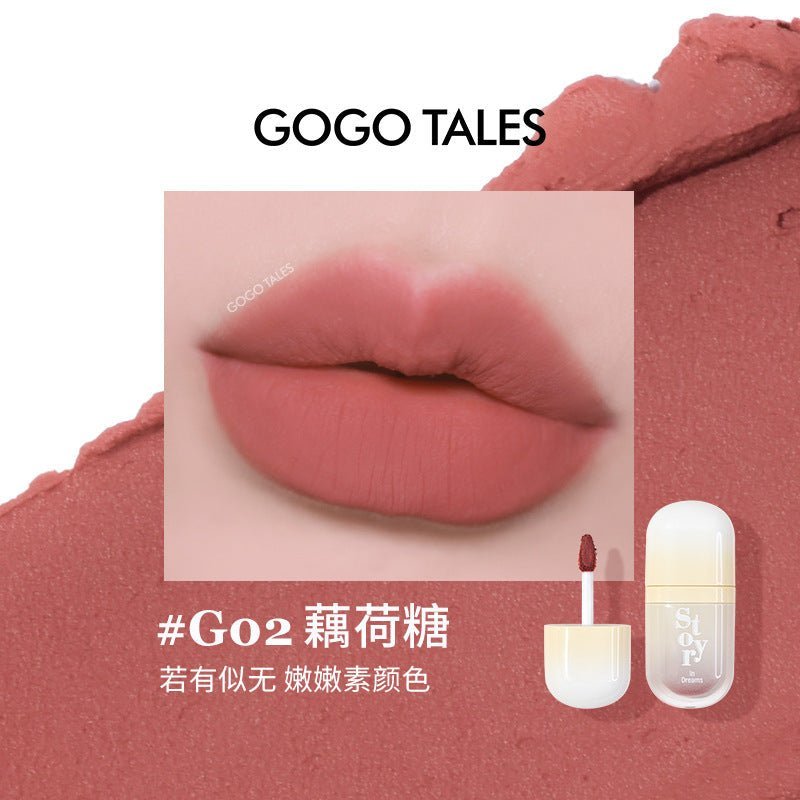 GOGOTALES Pink Veil Out of Focus Lip Gloss for a Soft, Blurred Finish - GOGOTALES唇釉