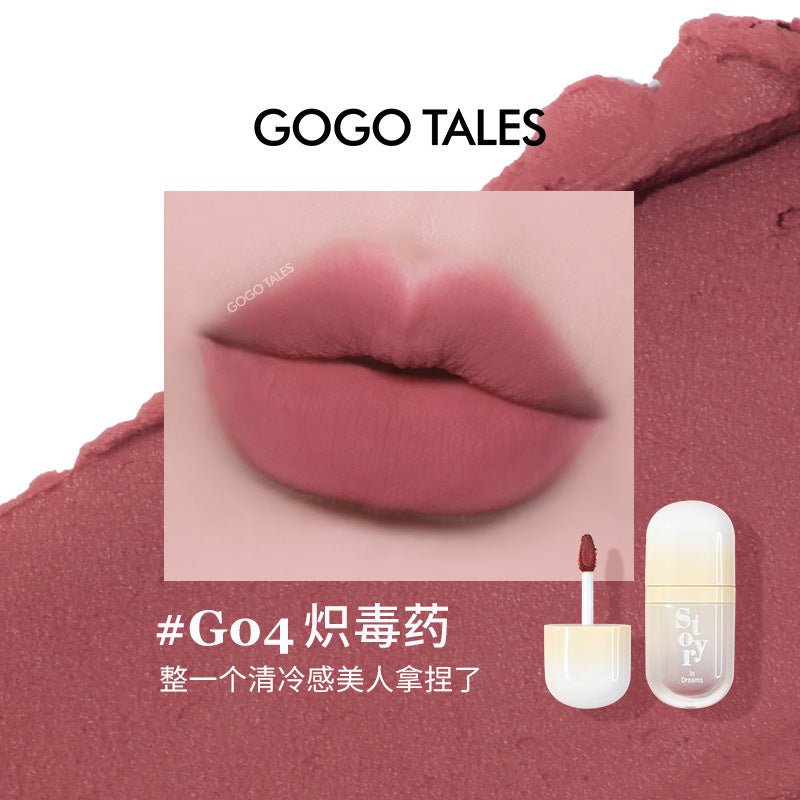 GOGOTALES Pink Veil Out of Focus Lip Gloss for a Soft, Blurred Finish - GOGOTALES唇釉