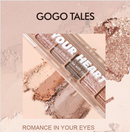 GOGOTALES Powder Mist Ruler Eyeshadow Palette - GOGOTALES眼影