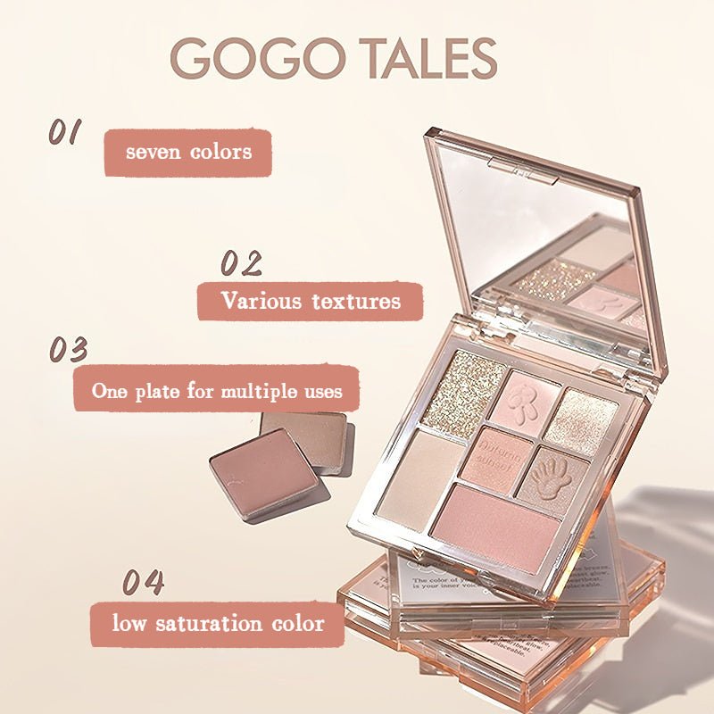 GOGOTALES Seven Color Eye Shadow Palette - GOGOTALES眼影