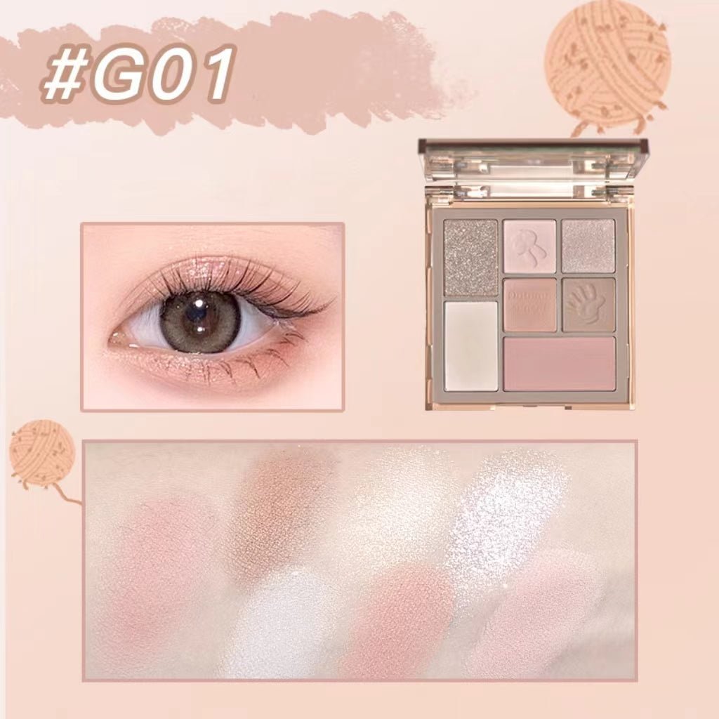 GOGOTALES Seven Color Eye Shadow Palette - GOGOTALES眼影