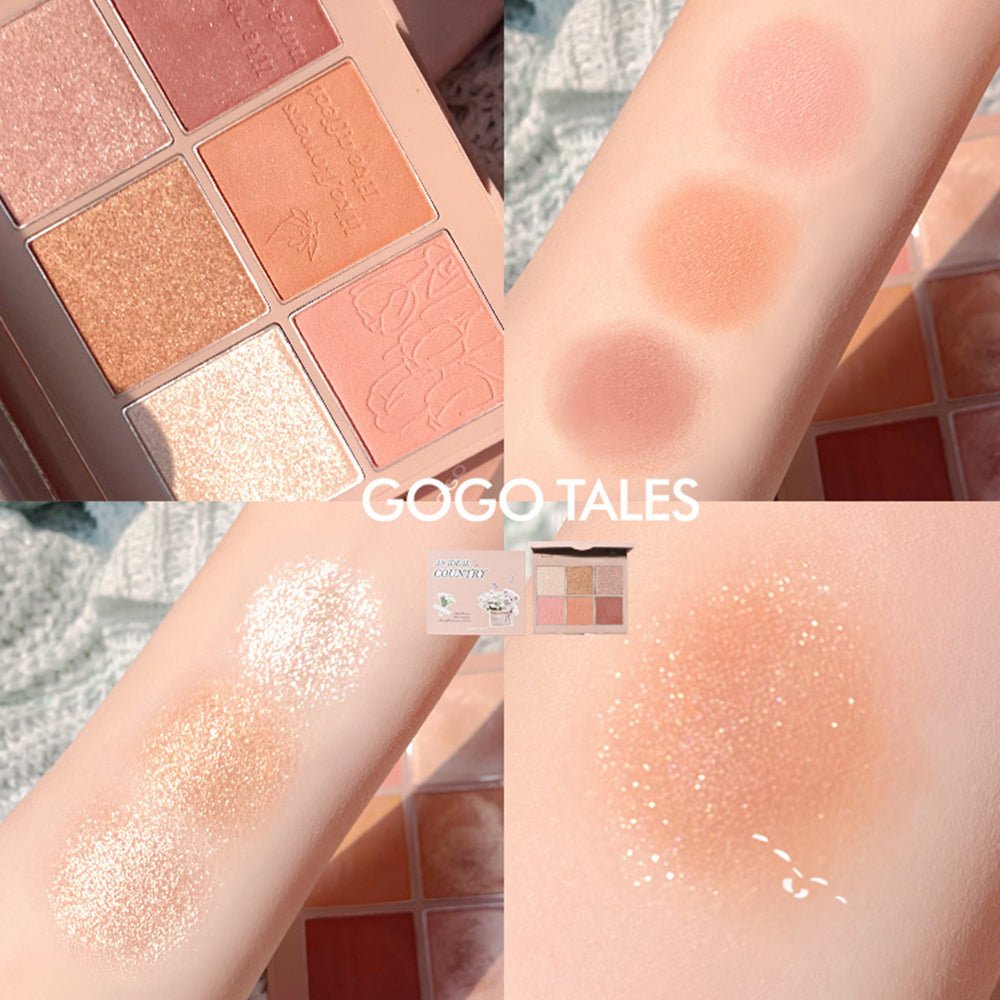 GOGOTALES Six - color Blush & Eyeshadow - GOGOTALES眼影