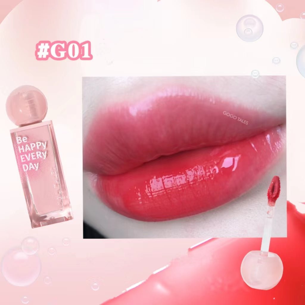 GOGOTALES Small Ice Ball Mirror Water Gloss Lip Glaze - GOGOTALES口红