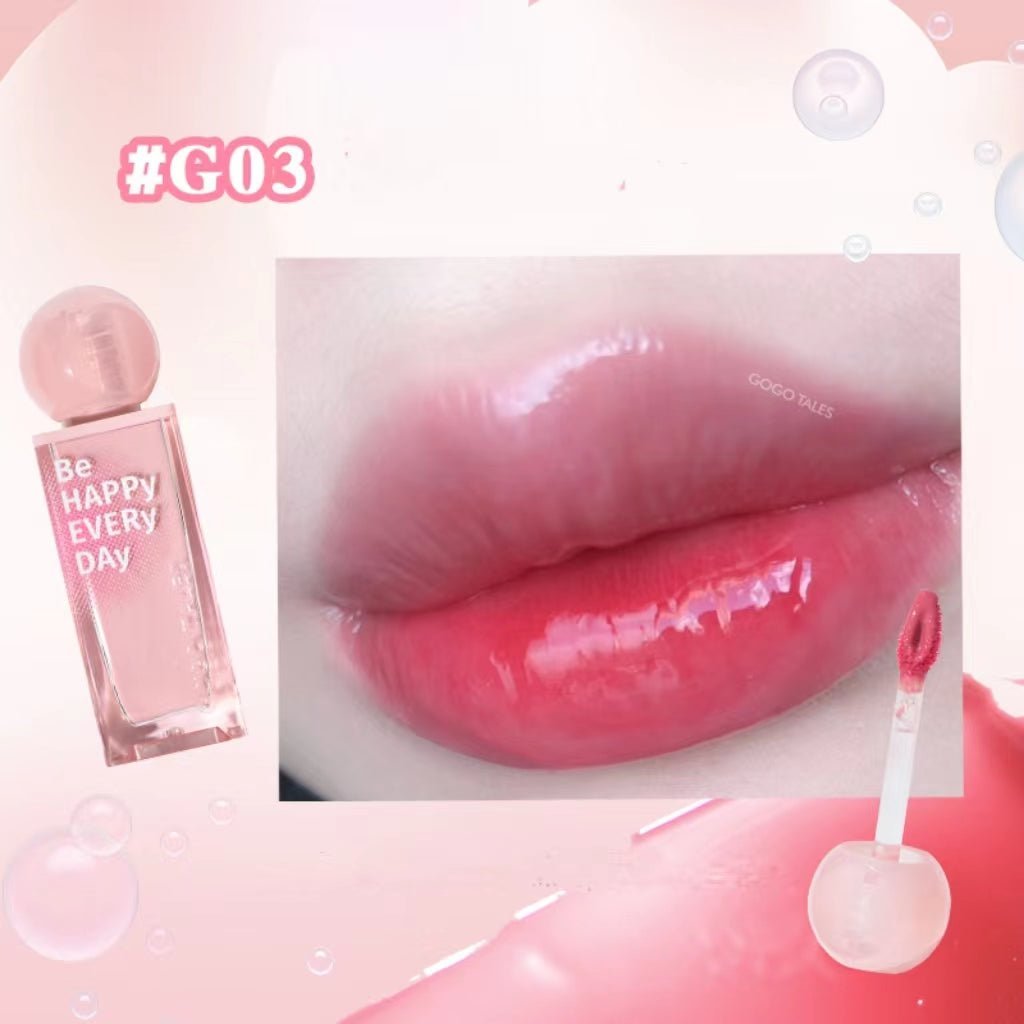 GOGOTALES Small Ice Ball Mirror Water Gloss Lip Glaze - GOGOTALES口红