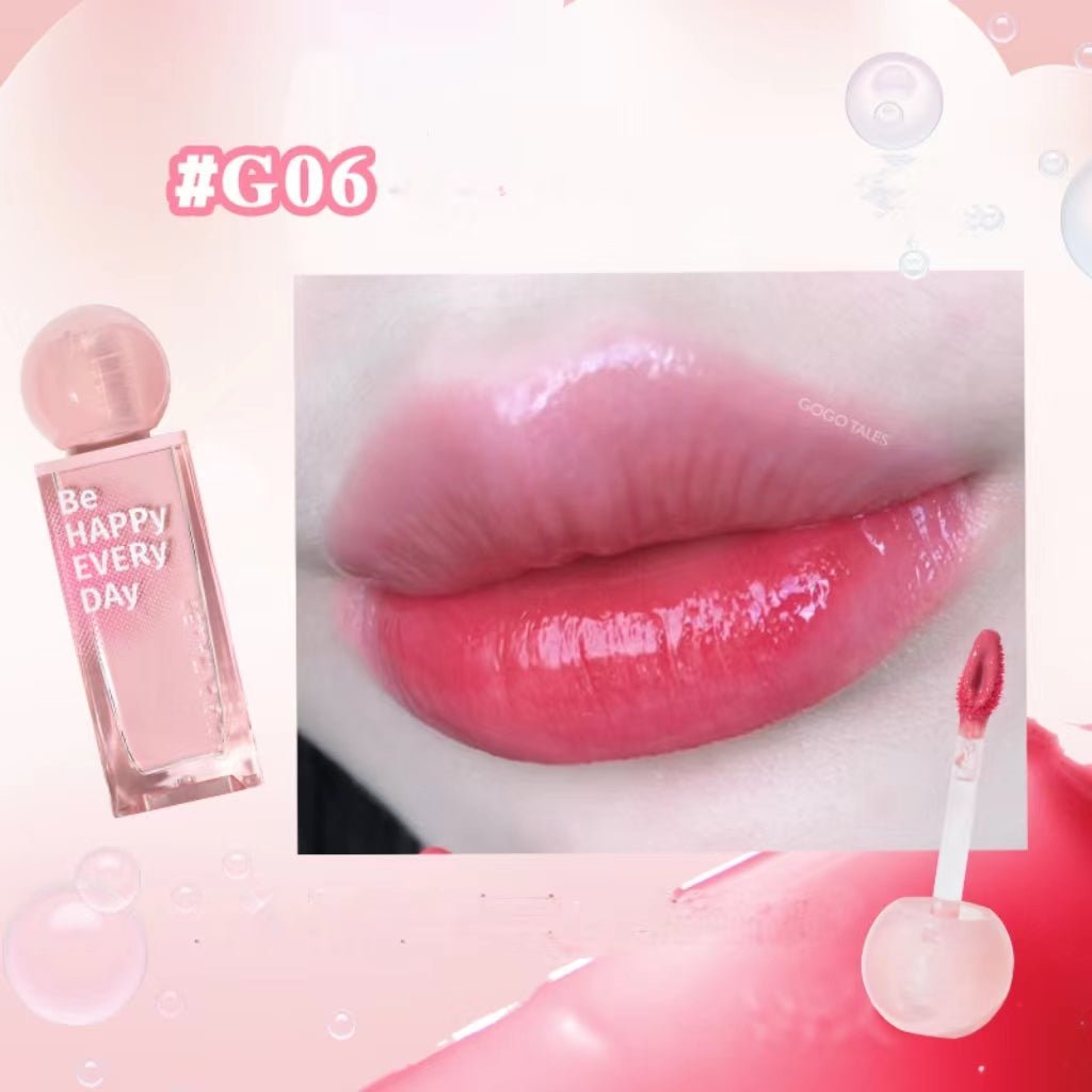 GOGOTALES Small Ice Ball Mirror Water Gloss Lip Glaze - GOGOTALES口红