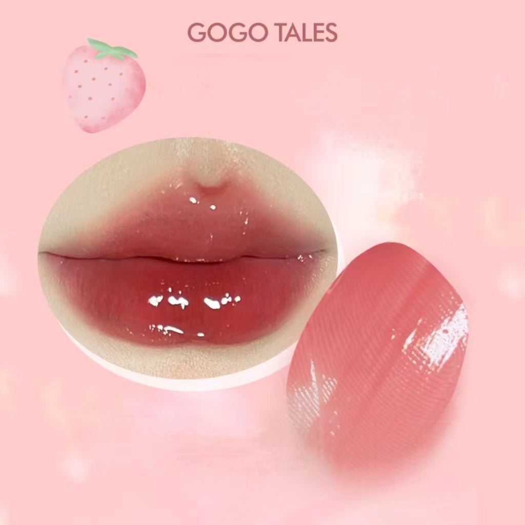 GOGOTALES Small Pink Ball Water Gloss Mirror Lip Glaze - GOGOTALES口红