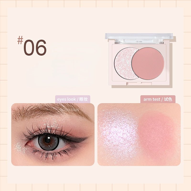 GOGOTALES Sparkling Two - Color Eyeshadow Palette - GOGOTALES眼影