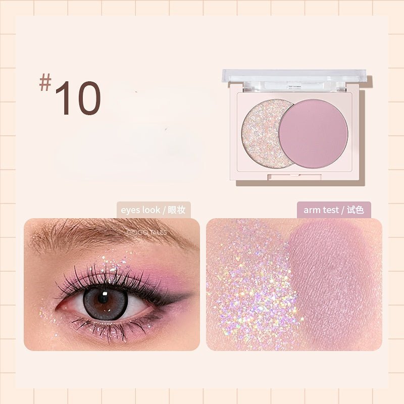 GOGOTALES Sparkling Two - Color Eyeshadow Palette - GOGOTALES眼影