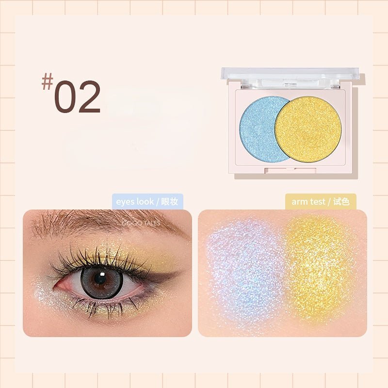 GOGOTALES Sparkling Two - Color Eyeshadow Palette - GOGOTALES眼影