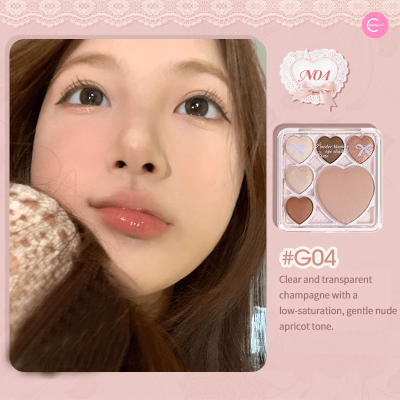 Gogotales Sweet Heart Eyeshadow Palette - GOGOTALESEyeshadow