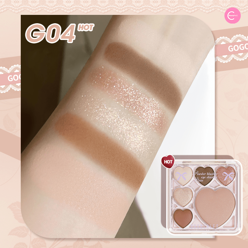 Gogotales Sweet Heart Eyeshadow Palette - GOGOTALESEyeshadow