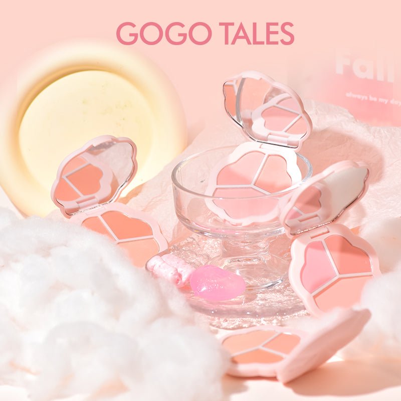 GOGOTALES Three Color Blush Palette - GOGOTALES腮红