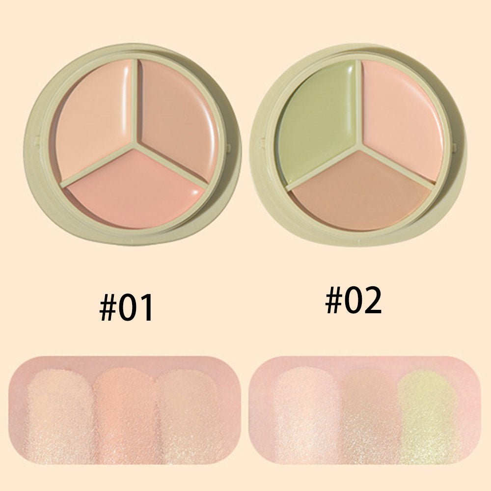 GOGOTALES Three - color Palette Facial Concealer - GOGOTALES粉底/遮瑕膏