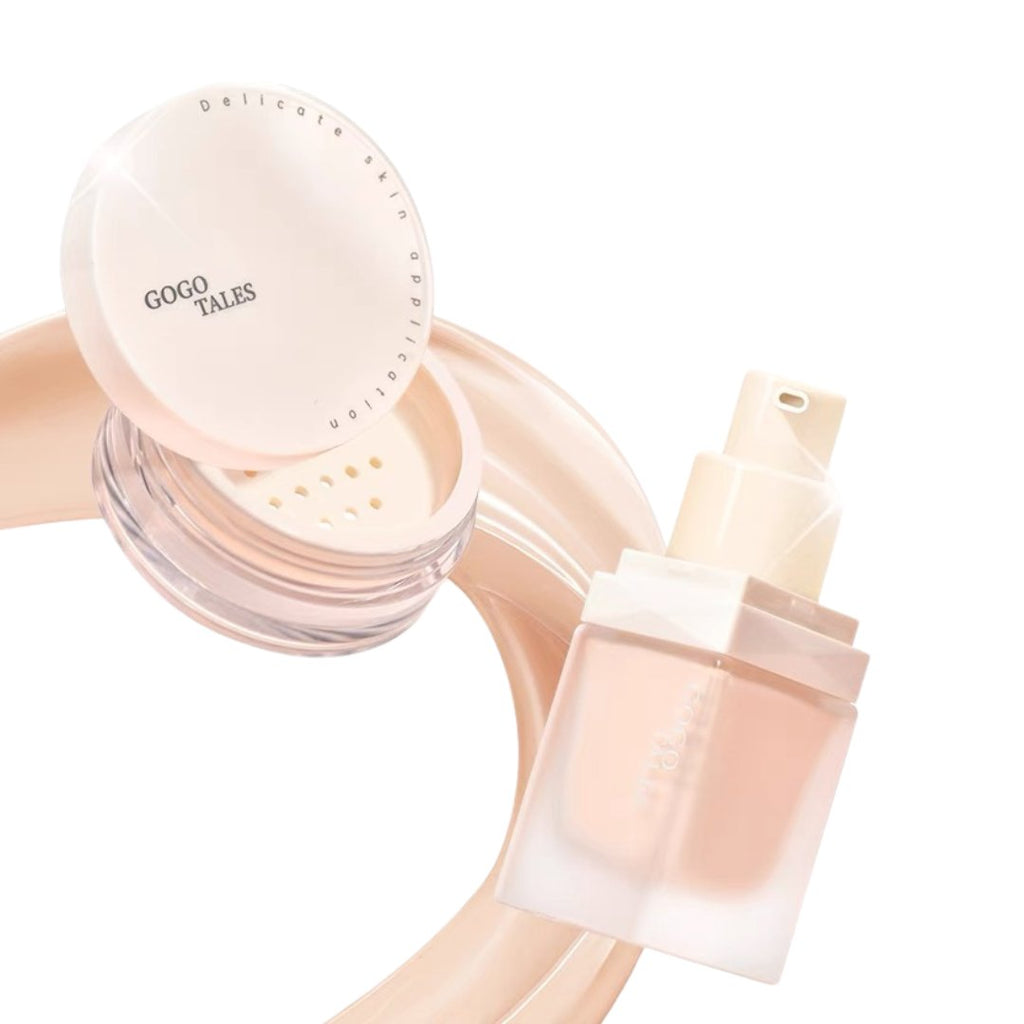 GOGOTALES Vitality Setting Liquid Foundation and Loose Powder Set - GOGOTALES粉底/遮瑕膏