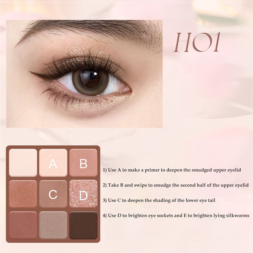 HOLD LIVE 9 Colors in 1 Eyeshadow Palette - GOGOTALES眼影