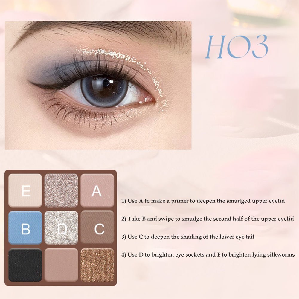 HOLD LIVE 9 Colors in 1 Eyeshadow Palette - GOGOTALES眼影