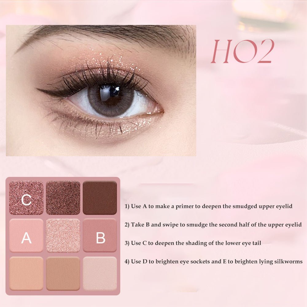 HOLD LIVE 9 Colors in 1 Eyeshadow Palette - GOGOTALES眼影