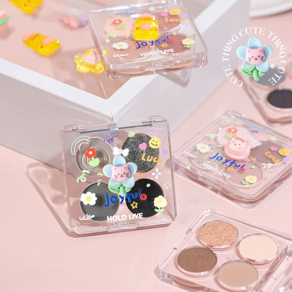 HOLD LIVE Cute Glitter Eyeshadow Palette - GOGOTALES眼影