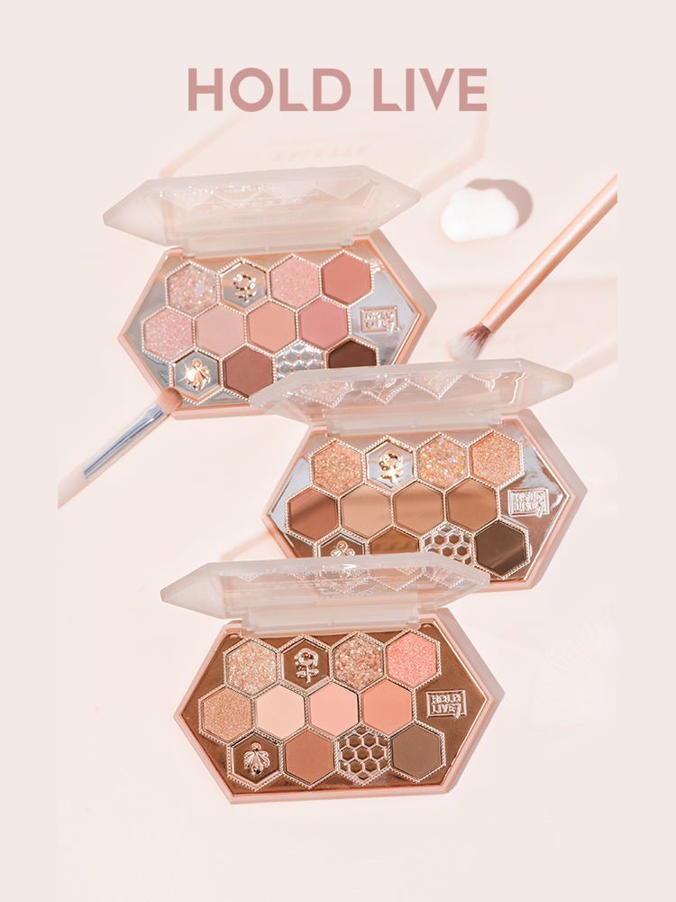 HOLD LIVE Honeycomb Diamond Eyeshadow Palette - GOGOTALES眼影