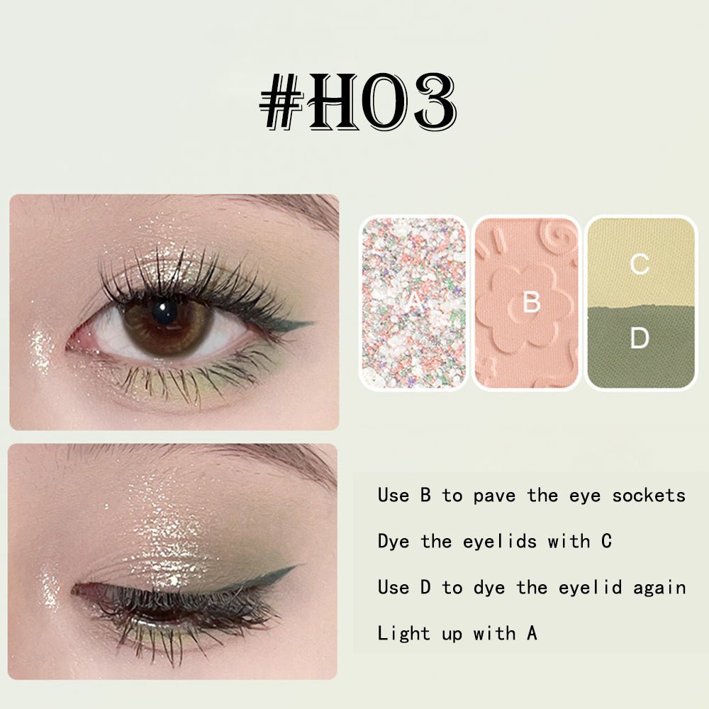 HOLD LIVE Pocket Black Rose Eyeshadow - GOGOTALES眼影