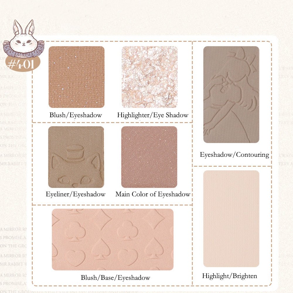 HOLD LIVE Sleepwalking Wonderland Eyeshadow Palette - GOGOTALES眼影