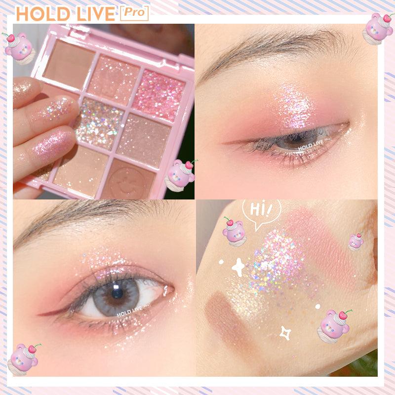 HOLD LIVE Vitality Pink Lattic Eyeshadow Palette - GOGOTALES