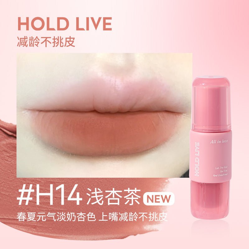 Holdlive Mud Velvet Cloud Feeling Lip Glaze - GOGOTALES唇釉