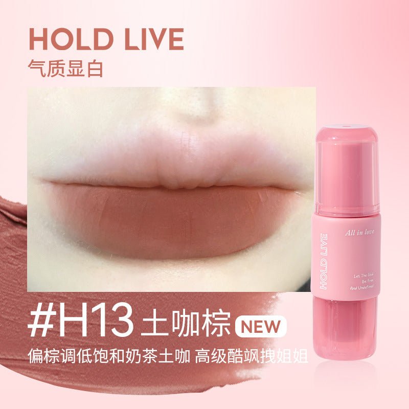 Holdlive Mud Velvet Cloud Feeling Lip Glaze - GOGOTALES唇釉