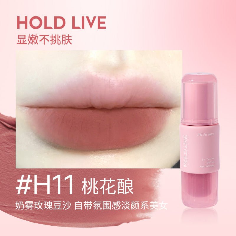 Holdlive Mud Velvet Cloud Feeling Lip Glaze - GOGOTALES唇釉