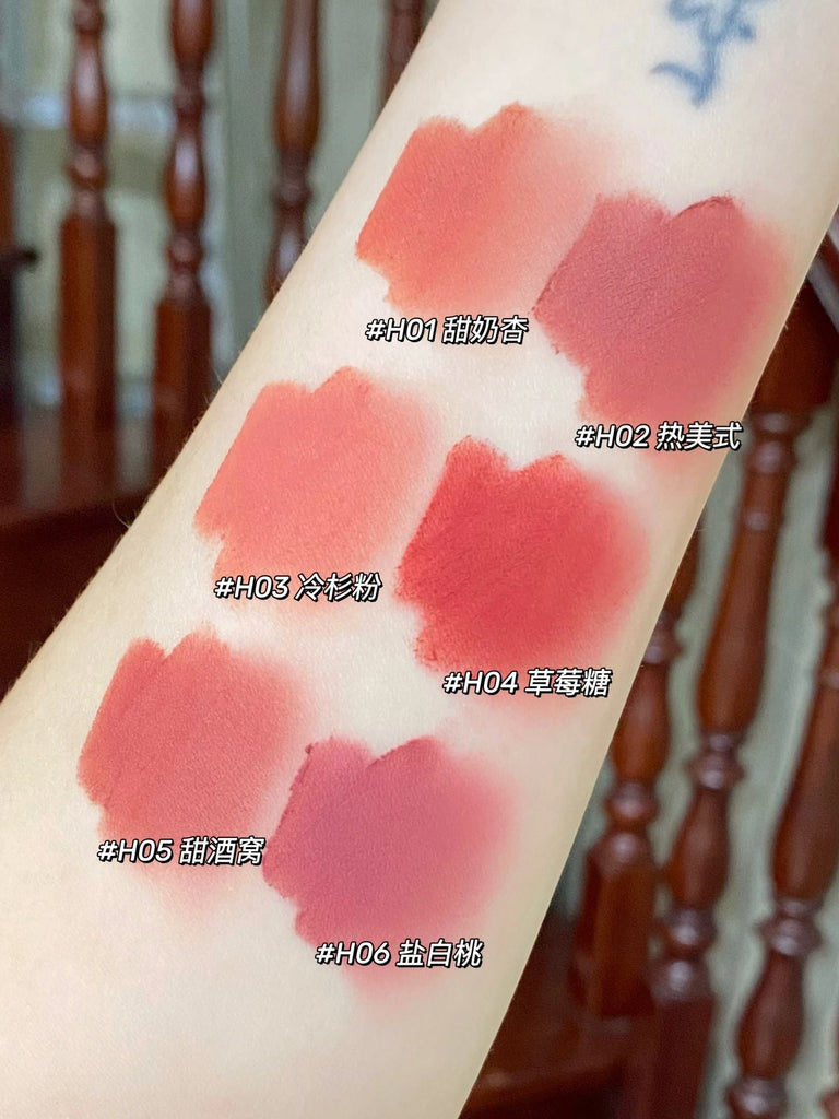 Holdlive Mud Velvet Cloud Feeling Lip Glaze - GOGOTALES唇釉