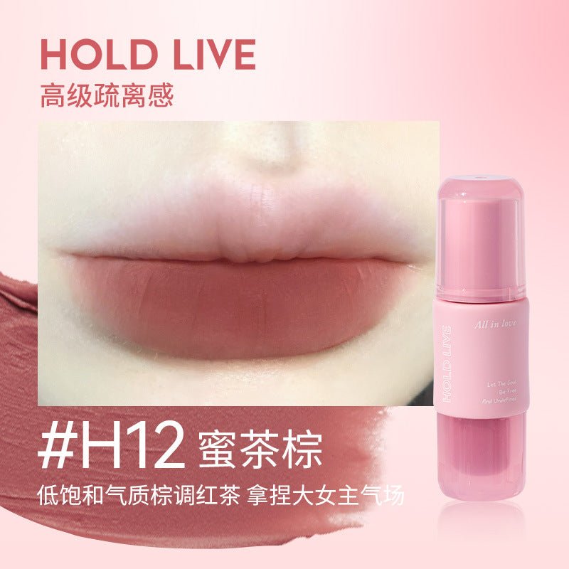 Holdlive Mud Velvet Cloud Feeling Lip Glaze - GOGOTALES唇釉