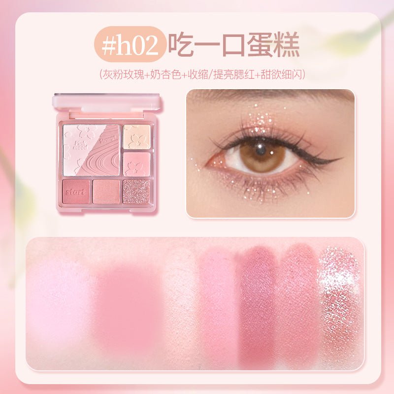 Holdlive Pink Mist Dream Blush Eyeshadow Palette - GOGOTALES眼影