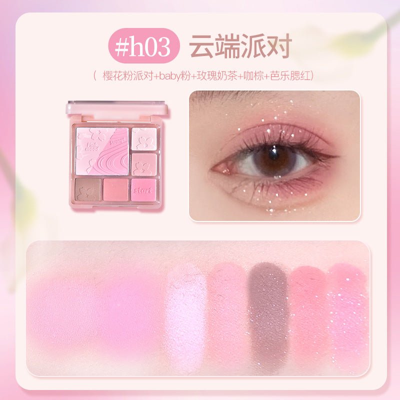 Holdlive Pink Mist Dream Blush Eyeshadow Palette - GOGOTALES眼影