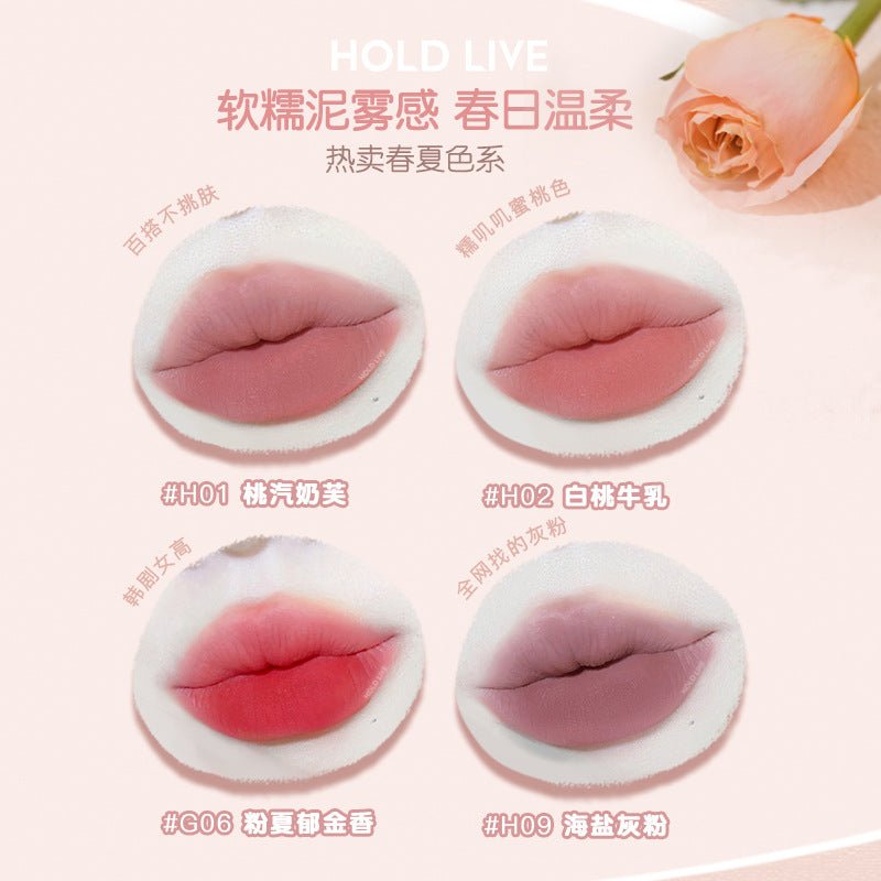 Holdlive Rabbit Series Retro Garden Lip Glaze - GOGOTALES唇釉