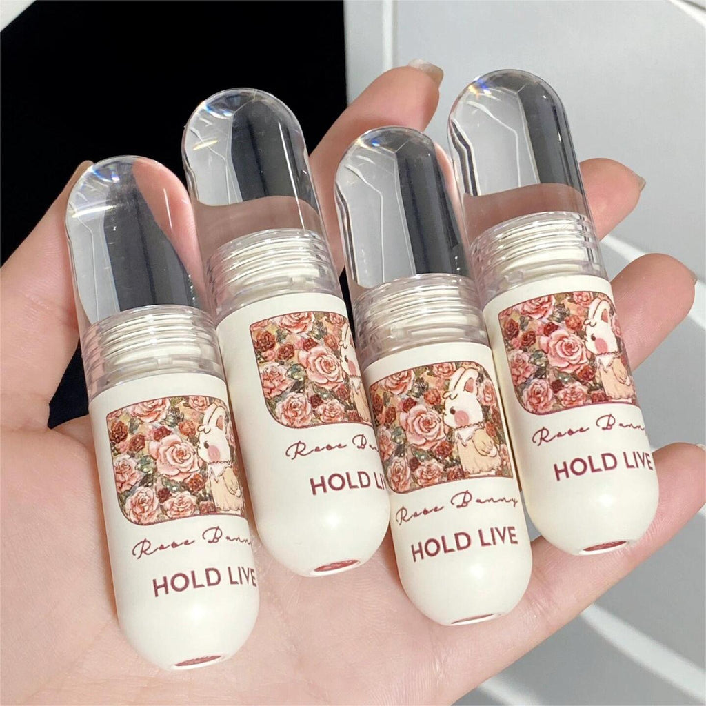 Holdlive Rabbit Series Retro Garden Lip Glaze - GOGOTALES唇釉