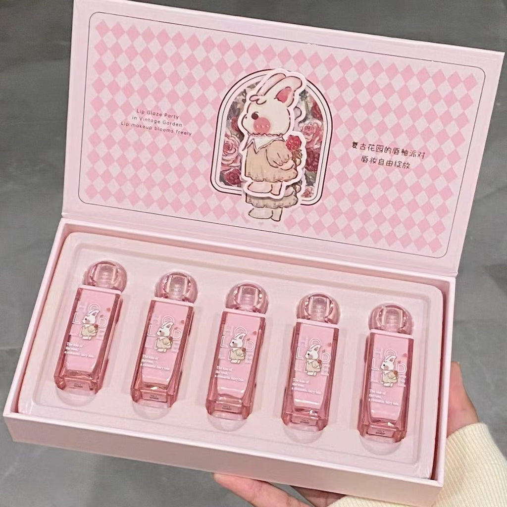 Holdlive Retro Garden Lip Gloss Gift Set - GOGOTALES唇釉套装