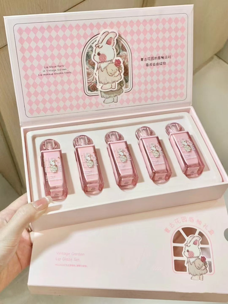 Holdlive Retro Garden Lip Gloss Gift Set - GOGOTALES唇釉套装