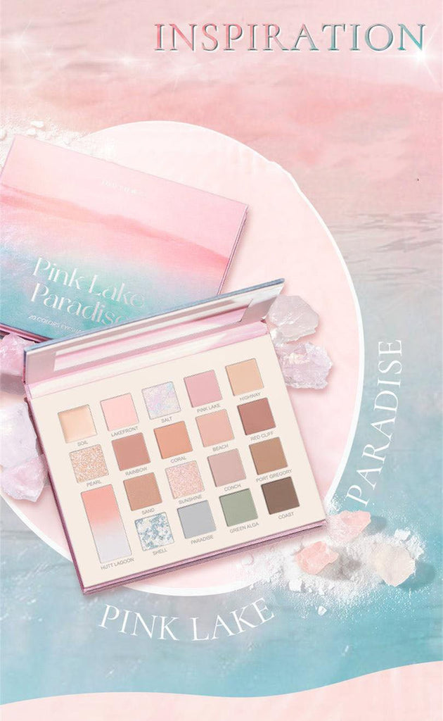 JUDYDOLL Pink Lake Paradise 20 Colors Eyeshadow Palette - GOGOTALESEyeshadow