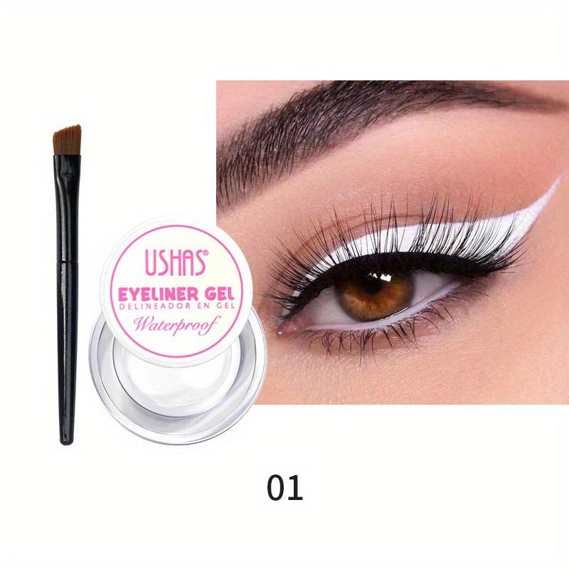 USHAS Vibrant 6 - Color Eyeliner Cream Set with Brush - GOGOTALESEyeline